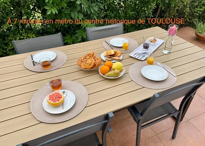 Ferienhaus 50 M2 T2 Au Calme, Lumineux, Confortable, Cosy, Climatise, Privatif Avec Parking Gratuit Et Terrasse